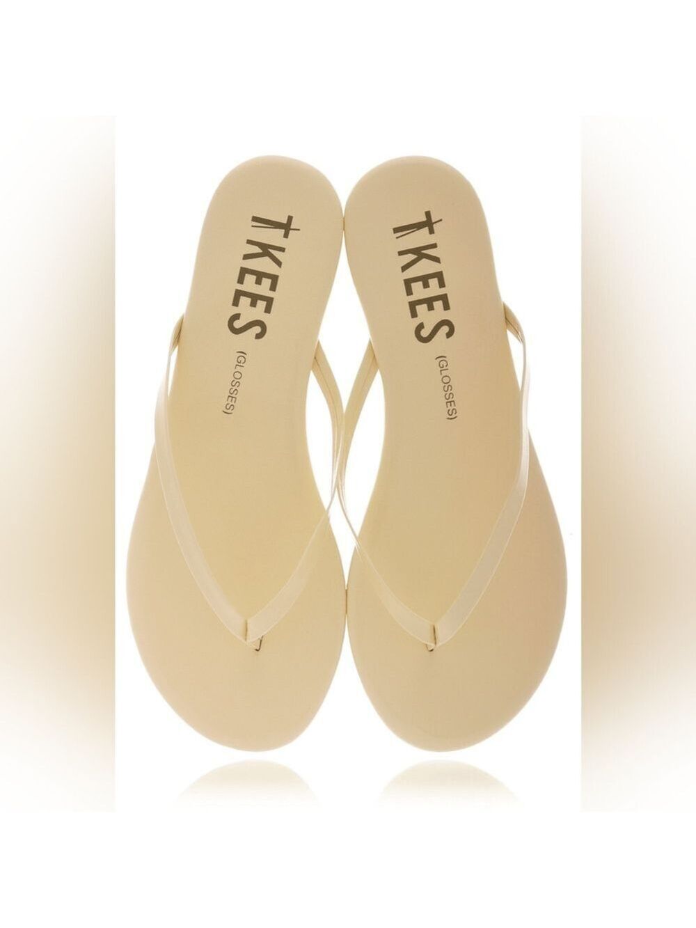 TKEES Women's Cream Sandals